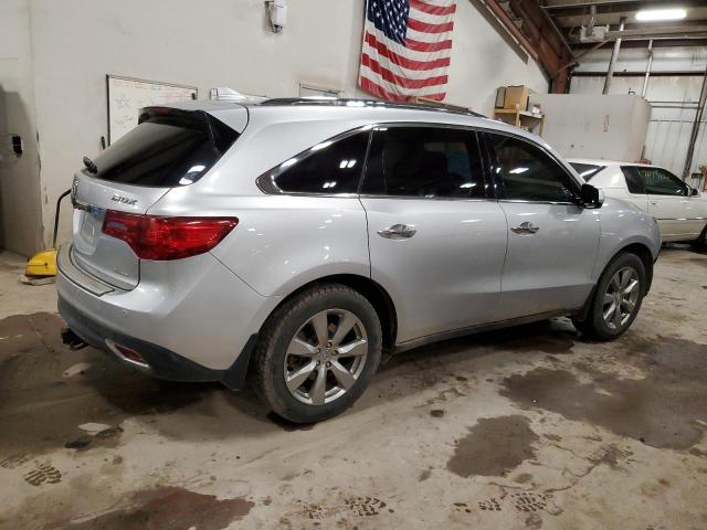 5FRYD4H81FB007864 - 2015 ACURA MDX ADVANCE SILVER photo 3