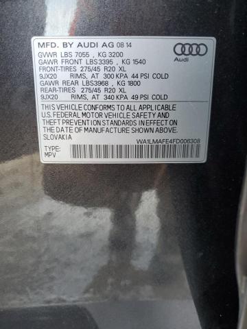 WA1LMAFE4FD006308 - 2015 AUDI Q7 TDI PREMIUM PLUS GRAY photo 13