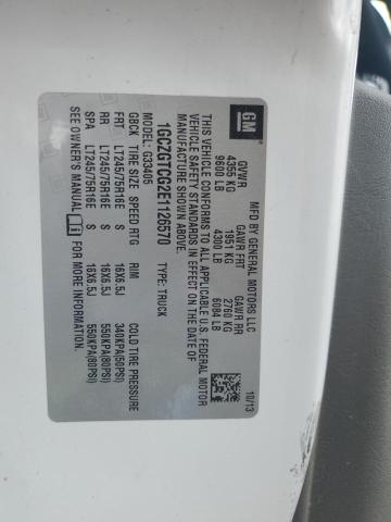 1GCZGTCG2E1126570 - 2014 CHEVROLET EXPRESS G3 WHITE photo 13