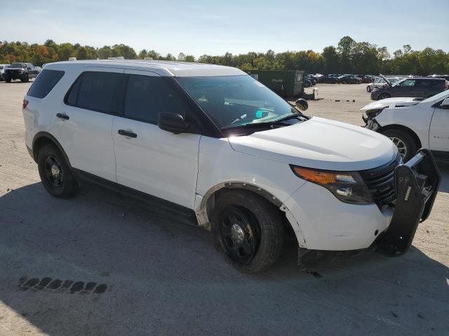 1FM5K8AR2FGC26628 - 2015 FORD EXPLORER POLICE INTERCEPTOR أبيض صورة 4