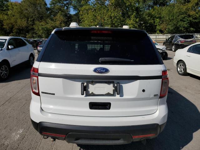 1FM5K8AR2FGC26628 - 2015 FORD EXPLORER POLICE INTERCEPTOR أبيض صورة 6