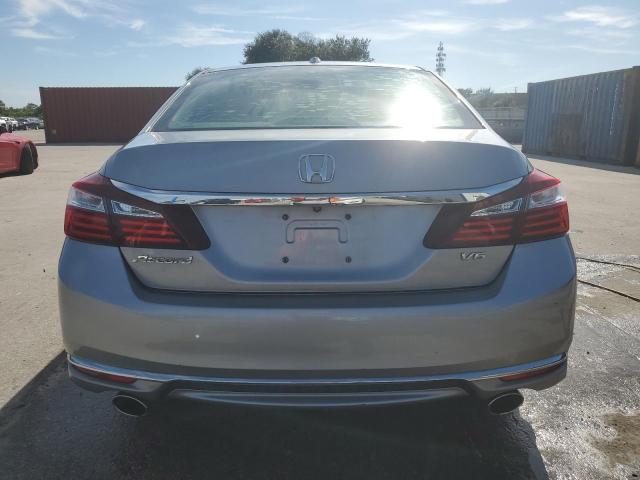 1HGCR3F86HA045663 - 2017 HONDA ACCORD EXL SILVER photo 6