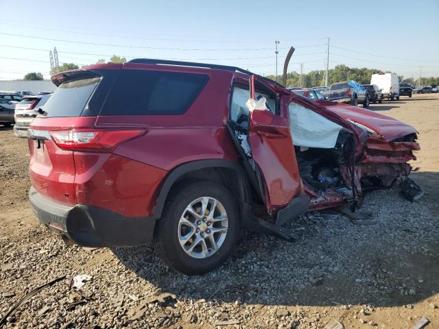 1GNERGKW1KJ106984 - 2019 CHEVROLET TRAVERSE LT წითელი ფოტო 3