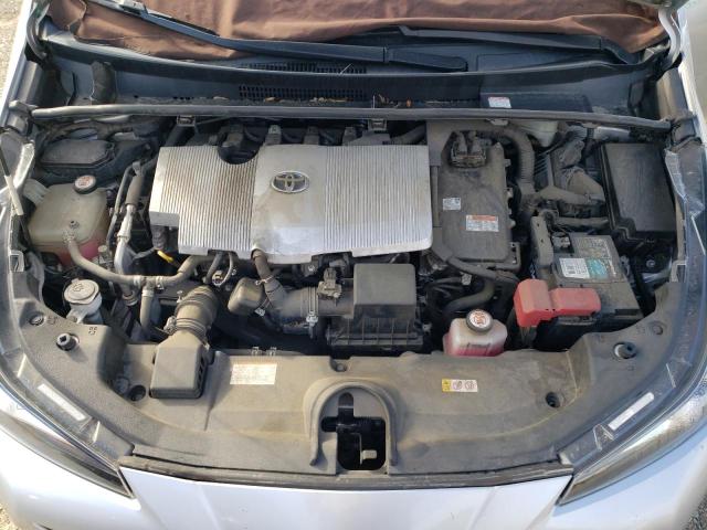 JTDKARFU9K3069436 - 2019 TOYOTA PRIUS Argent photo 12