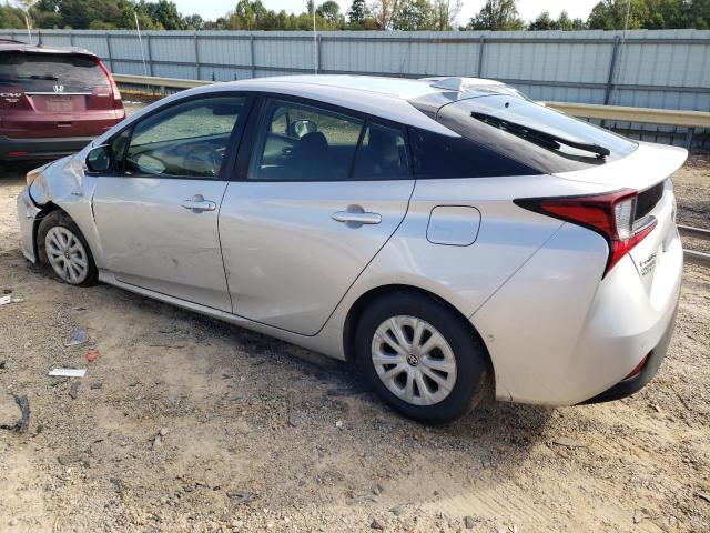 JTDKARFU9K3069436 - 2019 TOYOTA PRIUS Argent photo 2