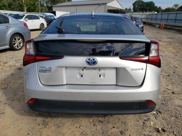 JTDKARFU9K3069436 - 2019 TOYOTA PRIUS Argent photo 6