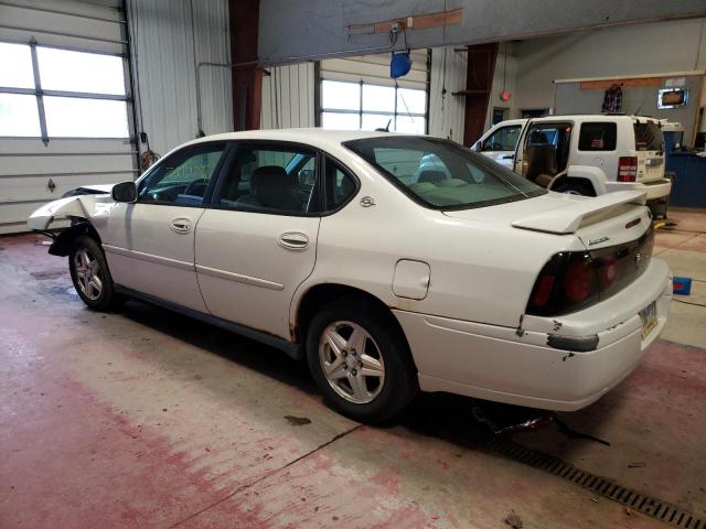 2G1WF52E059391641 - 2005 CHEVROLET IMPALA WHITE photo 2