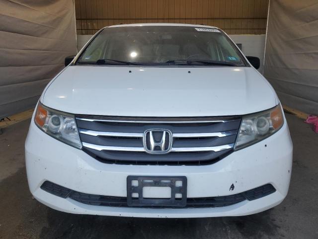 5FNRL5H69CB038515 - 2012 HONDA ODYSSEY EXL WHITE photo 5