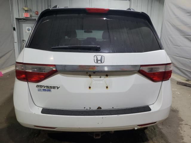 5FNRL5H69CB038515 - 2012 HONDA ODYSSEY EXL WHITE photo 6