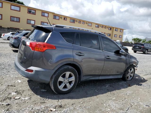 2T3WFREV1DW006571 - 2013 TOYOTA RAV4 XLE GRAY photo 3