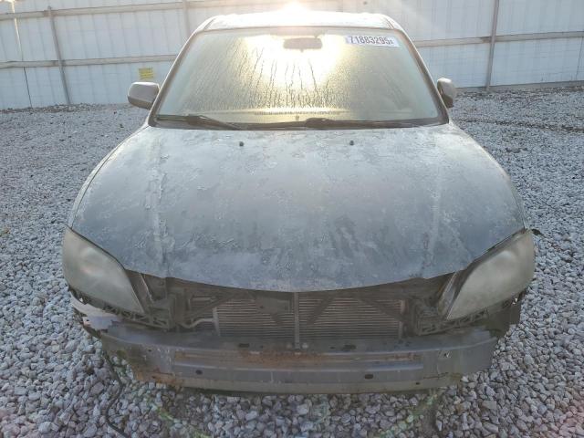 JM1BK32F181123513 - 2008 MAZDA 3 I CHARCOAL photo 5