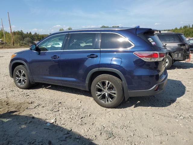 5TDJKRFH8GS333750 - 2016 TOYOTA HIGHLANDER XLE Mavi foto 2
