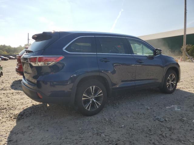 5TDJKRFH8GS333750 - 2016 TOYOTA HIGHLANDER XLE Mavi foto 3