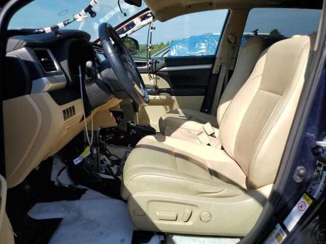 5TDJKRFH8GS333750 - 2016 TOYOTA HIGHLANDER XLE Mavi foto 7