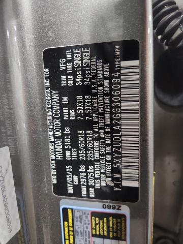 5XYZUDLA2GG306094 - 2016 HYUNDAI SANTA FE S TAN photo 14