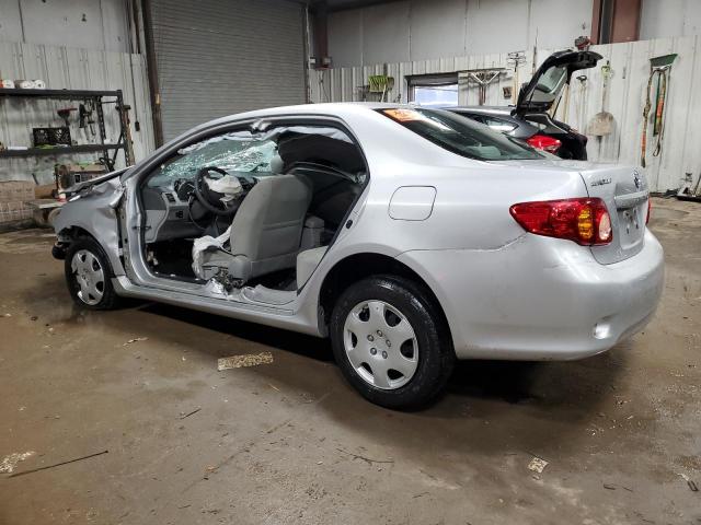 1NXBU4EE8AZ312985 - 2010 TOYOTA COROLLA BASE SILVER photo 2