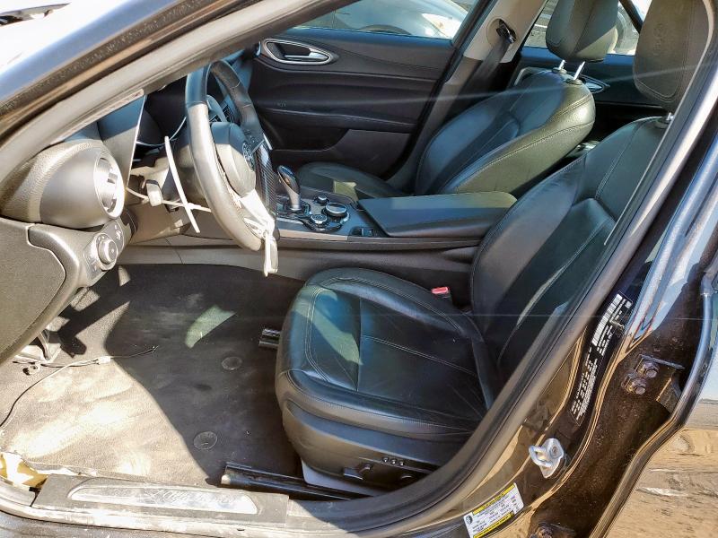 ZARFAEBN6H7551927 - 2017 ALFA ROMEO GIULIA BLACK photo 7