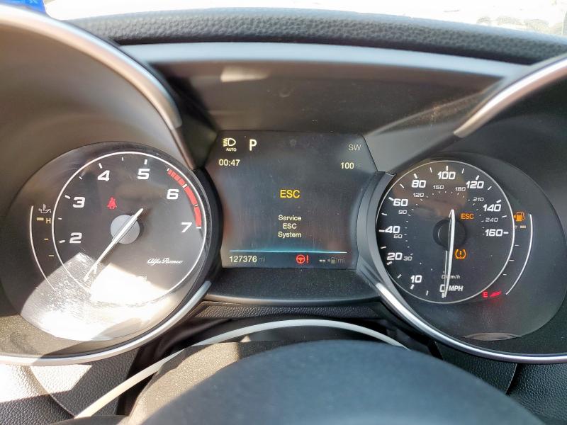 ZARFAEBN6H7551927 - 2017 ALFA ROMEO GIULIA BLACK photo 9