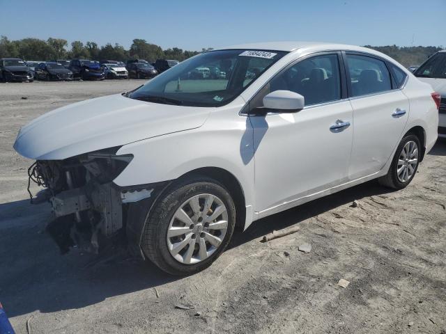 3N1AB7APXGY315801 - 2016 NISSAN SENTRA S WHITE photo 1