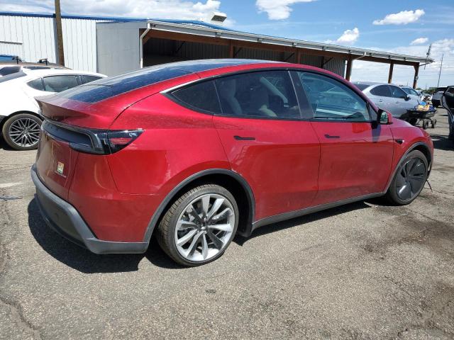 7SAYGDEE1TF399455 - 2026 TESLA MODEL Y BURGUNDY photo 3