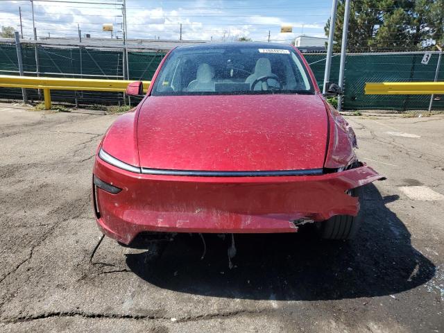 7SAYGDEE1TF399455 - 2026 TESLA MODEL Y BURGUNDY photo 5