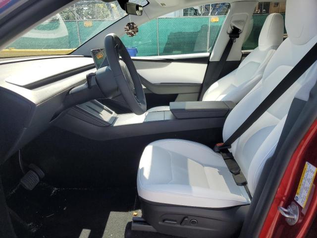 7SAYGDEE1TF399455 - 2026 TESLA MODEL Y BURGUNDY photo 7