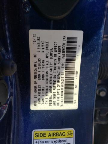 19UUA8F58DA001110 - 2013 ACURA TL TECH BLUE photo 12