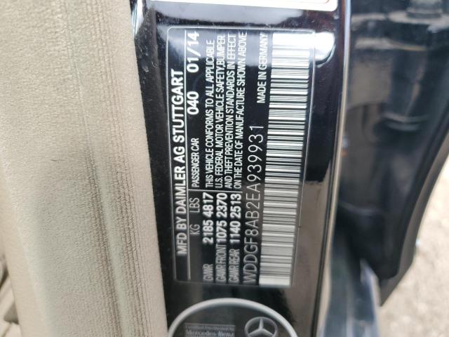 WDDGF8AB2EA939931 - 2014 MERCEDES-BENZ C 300 4MATIC BLACK photo 12