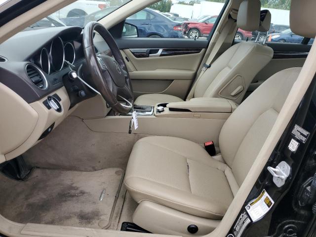 WDDGF8AB2EA939931 - 2014 MERCEDES-BENZ C 300 4MATIC BLACK photo 7