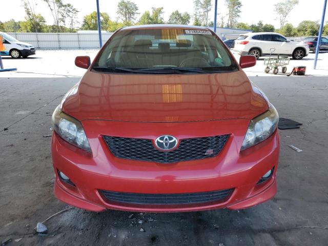 2T1BU4EE4AC449987 - 2010 TOYOTA COROLLA BASE Կարմիր լուսանկար 5