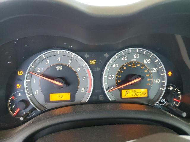 2T1BU4EE4AC449987 - 2010 TOYOTA COROLLA BASE Կարմիր լուսանկար 9