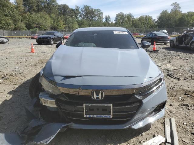 1HGCV1F46MA077374 - 2021 HONDA ACCORD SPORT SE GRAY photo 5