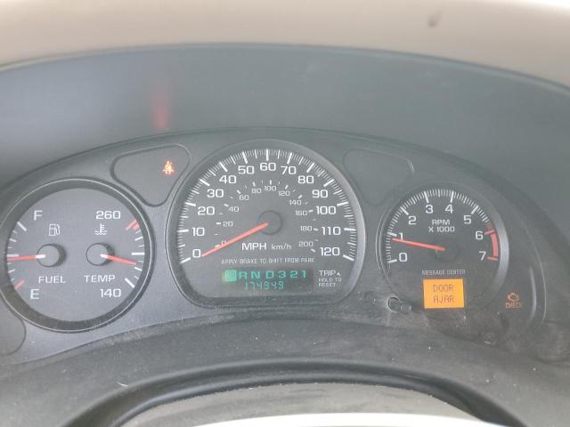 2G1WW12E339161226 - 2003 CHEVROLET MONTE CARLO LS ყავისფერი ფოტო 9