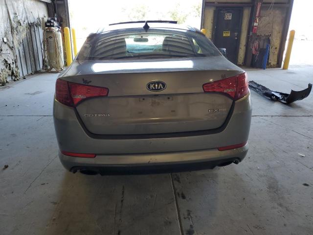 5XXGN4A78DG120636 - 2013 KIA OPTIMA EX GRAY photo 6