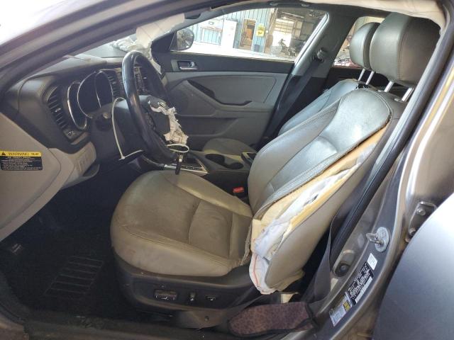 5XXGN4A78DG120636 - 2013 KIA OPTIMA EX GRAY photo 7