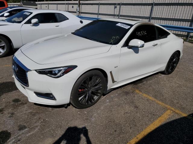 JN1CV7EK3JM200174 - 2018 INFINITI Q60 PURE WHITE photo 1