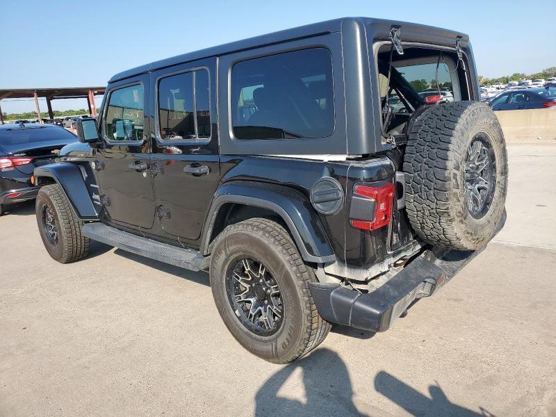 1C4HJXEGXJW203460 - 2018 JEEP WRANGLER U SAHARA BLACK photo 2