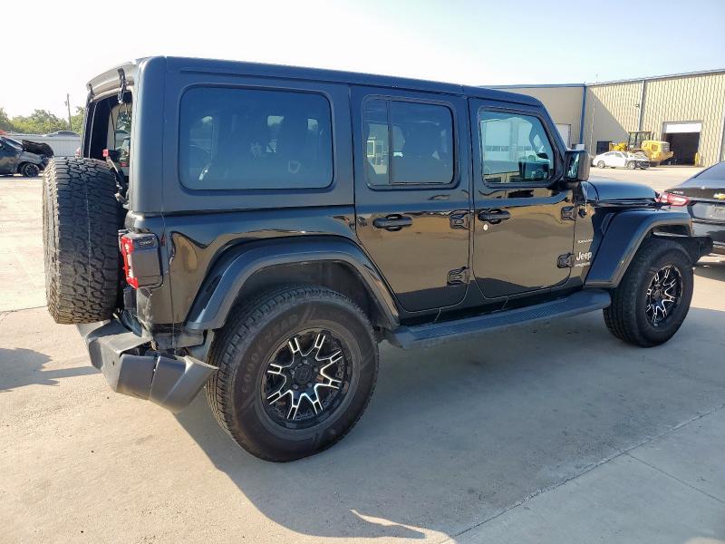 1C4HJXEGXJW203460 - 2018 JEEP WRANGLER U SAHARA BLACK photo 3