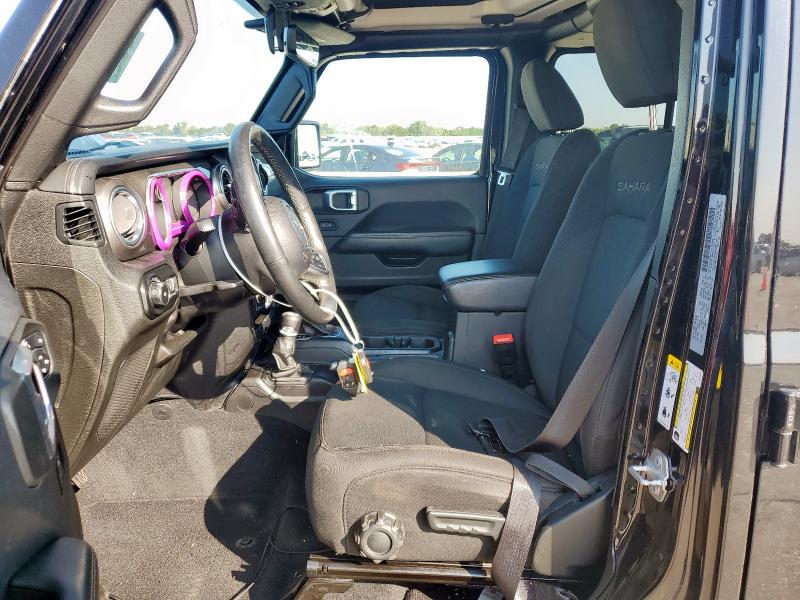 1C4HJXEGXJW203460 - 2018 JEEP WRANGLER U SAHARA BLACK photo 7