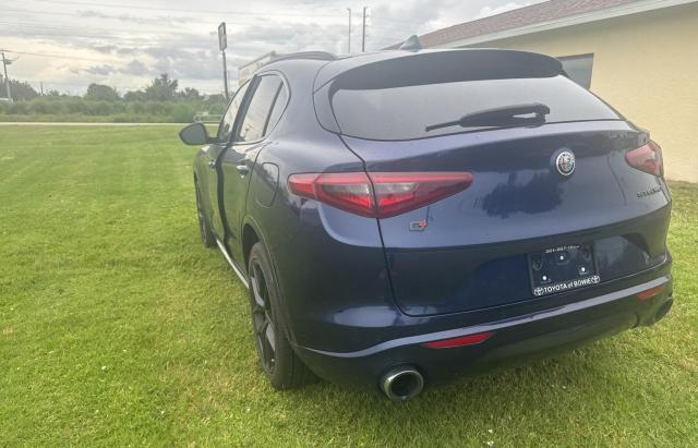 ZASPAKBN4M7C98833 - 2021 ALFA STELVIO TI Синий фото 3