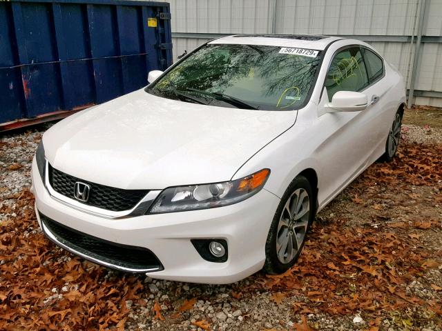 1HGCT2B89FA007066 - 2015 HONDA ACCORD EXL WHITE photo 2