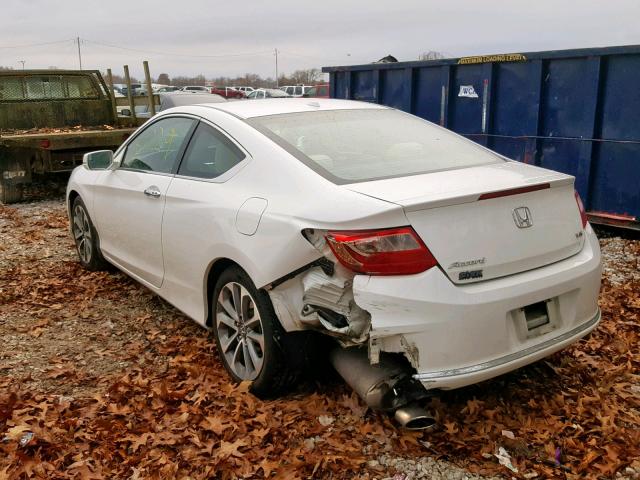 1HGCT2B89FA007066 - 2015 HONDA ACCORD EXL WHITE photo 3