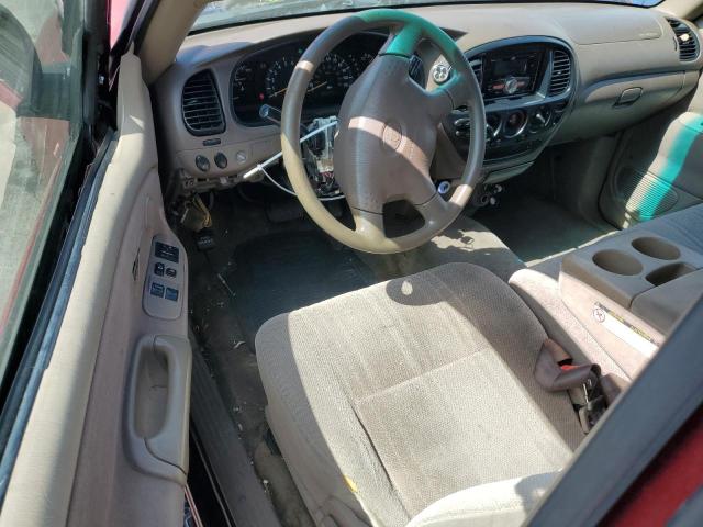 5TBRT34142S299889 - 2002 TOYOTA TUNDRA ACCESS CAB მუქწითელი ფოტო 8