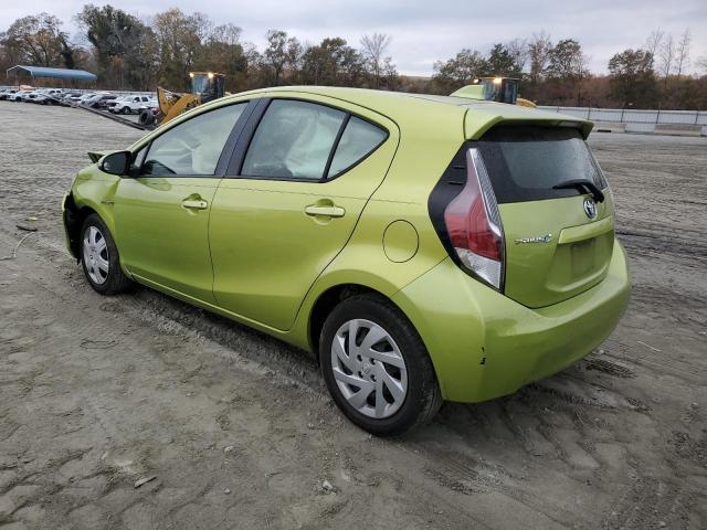 JTDKDTB30F1089092 - 2015 TOYOTA PRIUS C GREEN photo 2