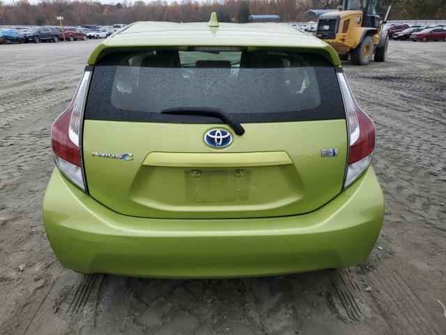 JTDKDTB30F1089092 - 2015 TOYOTA PRIUS C GREEN photo 6