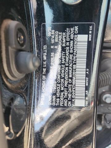 SHHFK7H66MU201168 - 2021 HONDA CIVIC EX BLACK photo 13