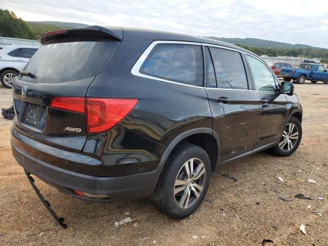 5FNYF6H54HB032922 - 2017 HONDA PILOT EXL BLACK photo 3