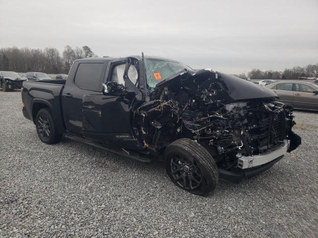 5TFNC5AB6NX001355 - 2022 TOYOTA TUNDRA CREWMAX PLATINUM Schwarz Foto 4