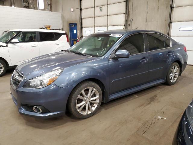 4S3BMCL66E3009130 - 2014 SUBARU LEGACY 2.5I LIMITED BLUE photo 1