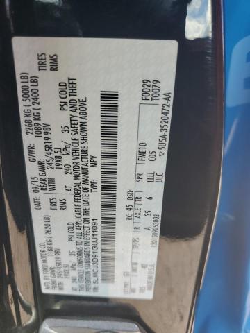 5LMCJ3D91GUJ11091 - 2016 LINCOLN MKC RESERVE Qara foto 13